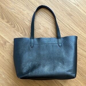 Cuyana Small Leather Tote w Blush Lining